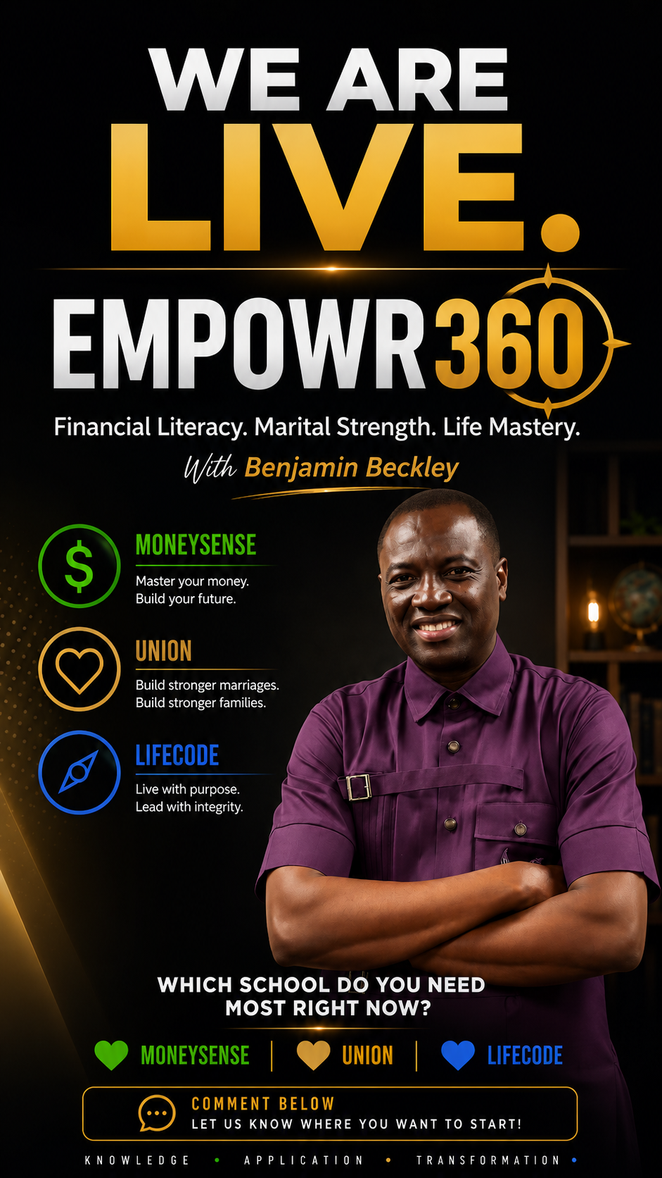 Benjamin Beckley, founder of Empowr360